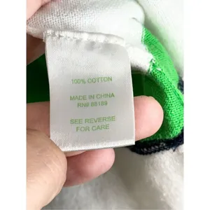 Lilly Pulitzer Shirt Womens Size Small Green White Striped Long‎ Sleeve Pullover thumbnail 8