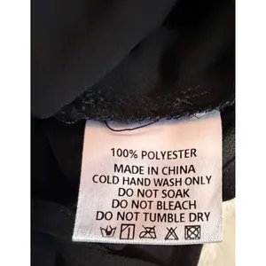 WHITE FOX BOUTIQUE Black Sheer Ruffle Crop Top Long Bell Sleeve Tie Front S NWOT thumbnail 5