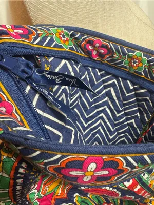Vera Bradley Venetian Paisley Toggle Tote Bag Retired Quilted Purse thumbnail 5