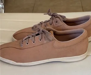 Easy Spirit SEAP1 Mauve‎ Pink Leather Lace Up Walking Shoes Womens 10 N Narrow thumbnail 1
