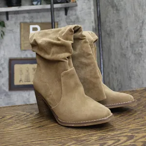 NWT Universal Thread Womens Harlan Dress Boots 88098579 Taupe Brown 6M thumbnail 3