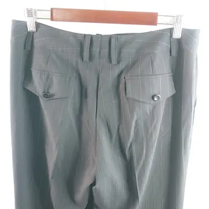 Larry Levine 12 32x31 Stretch PinStripe Dress Workwear Trousers Pants thumbnail 4