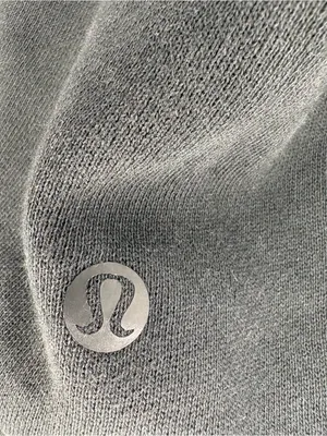 Lululemon unisex black hoodie cotton small quiet luxury goth casual preppy athle thumbnail 8