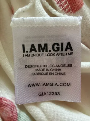 I AM GIA Cherry On Top Track Pant Off White Large NWT IN PACKAGE thumbnail 12