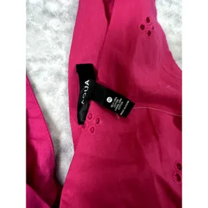 AQUA Eyelet Midi Dress Sz XS thumbnail 4