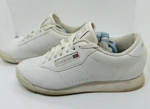 Reebok Women’s White Classic Lace Up Athletic Tennis Shoes Size 6.5 thumbnail 3