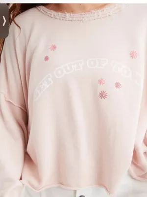 Aerie Weekend Pretty Back Sweatshirt thumbnail 2