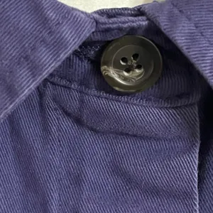 Zara Womens Blue Workwear Shop Coat Utility Longline Jacket Size Small‎ Indigo thumbnail 4