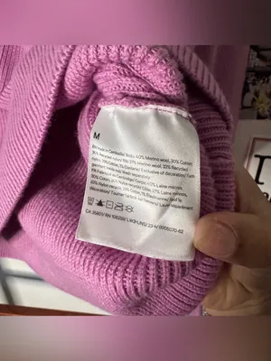 Lululemon Collared Knit Merino Wool Blend Sweater Dahlia Mauve thumbnail 7