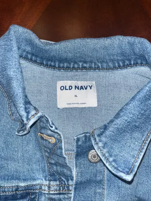 Old Navy Light Wash Denim Trucker Jacket | Size XL thumbnail 5
