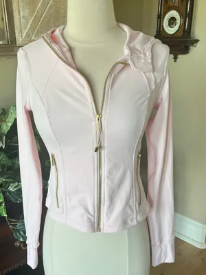 Ballerina Pink Women’s Zip-Up Hooded Jacket New thumbnail 4