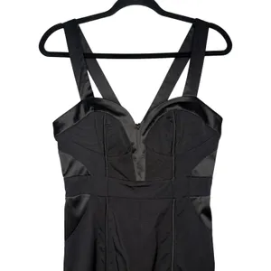 bebe Y2K Medium (8) Black Bodycon Dress Mini Timeless Classic Cocktail thumbnail 2