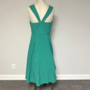 Anthro l Maeve Square-Neck Buttondown Dress thumbnail 6
