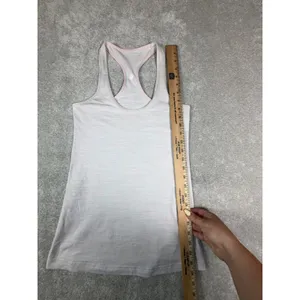 Lululemon Racerback Tank light pink faint stripe 6 thumbnail 6