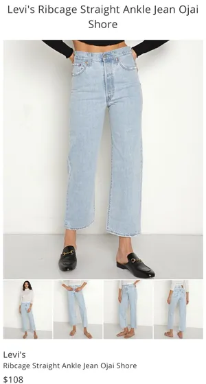 Levi’s Jeans Ribcage Straight Ankle Women’s thumbnail 2