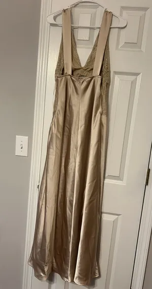 Maxi Dress Gold Size XL thumbnail 3