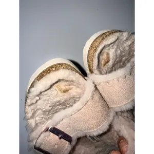 BIRKENSTOCK Shearling ARIZONA Sandal EU 39 Taupe‎ Suede Leather Sheepskin Y thumbnail 7