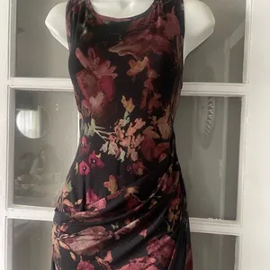 Peruvian Connection Floral Midi Ruched Dress thumbnail 4