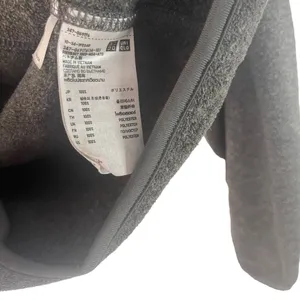 Uniqlo Women's Size Medium Grey Full Zip Fleece Sweater‎ thumbnail 5