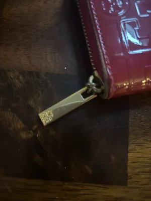 Tory Burch red patent leather large wallet  thumbnail 3