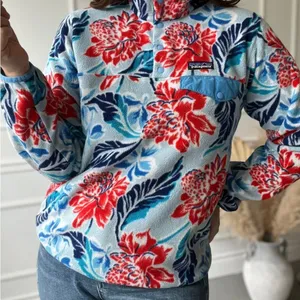Patagonia Synchilla Fleece Floral RARE H4 thumbnail 1