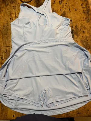 Rae Mode Dry Goods Workout Dress in Light Blue thumbnail 3