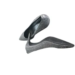 Michael Kors Black Rhinestone Pumps Size 8M thumbnail 3