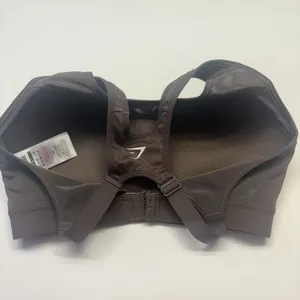 Gymshark‎ Open Back Racerback High Impact Sports Bra Womens Size Small Brown thumbnail 7