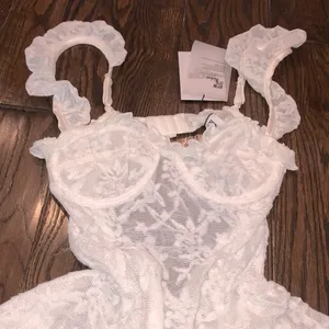 Princess Polly Mariea white frill mini dress new with tags size 0 thumbnail 7