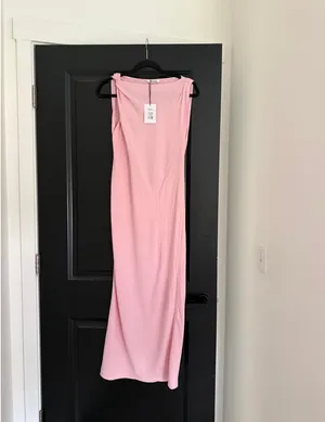 NWT Showpo linen soft pink dress size 4 thumbnail 5