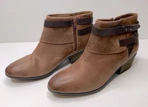 Clarks Collection’s Spye Comet Brown Nubuck‎ Ankle Boots Size 8 thumbnail 1