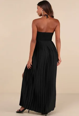 Lulus Dress Maxi Black thumbnail 2