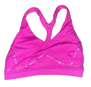 Lululemon coral sports bra size 4 thumbnail 1