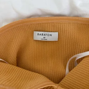 Aritzia Orange ribbed tube top thumbnail 2