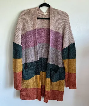 Rainbow Cardigan Multiple thumbnail 1