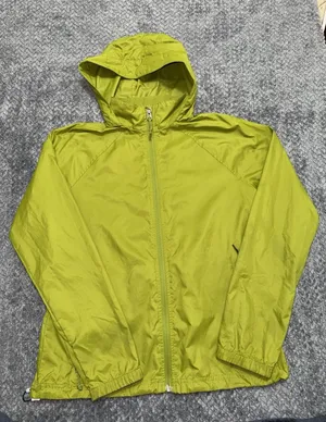 L.L.Bean Womens Green Lightweight Full Zip Windbreaker Jacket Outdoor Sz Xs thumbnail 1