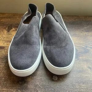 Steve Madden Fayna Gray Suede Slip On Shoes size 7 thumbnail 3