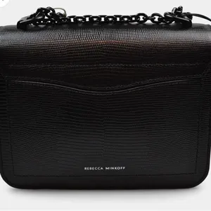 Rebecca Minkoff Love Too Black Leather Embossed Crossbody Handbag thumbnail 2