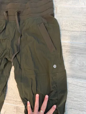 Lululemon Joggers Studio Dance army green 4 thumbnail 3
