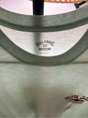 Billabong Mint Green Ron Jon Chest Graphic Short Sleeve Tee thumbnail 3