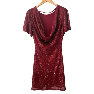 NEW ASTR the Label Sequin Mini Dress Size XS Sparkle Party Gala Sequin thumbnail 4