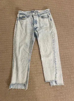 rag & bone Nina high rise shorty cigarette jeans thumbnail 1