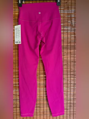 NWT lululemon Align High-Rise Pant 28” Ripened Raspberry Pink Size 4 $98 thumbnail 4