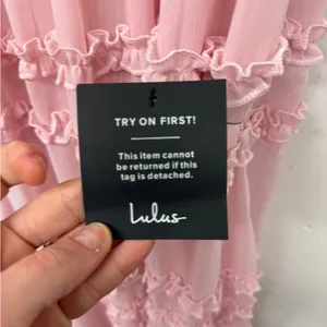 Lulus Enchantingly Sweet Blush Pink Chiffon Backless Maxi Dress SOLD OUT thumbnail 5