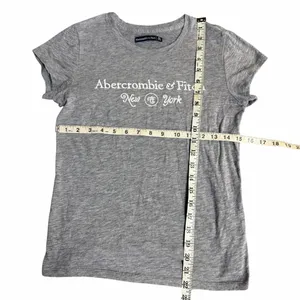 Abercrombie and Fitch Y2K Graphic Baby Tee XS thumbnail 2