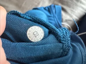 lululemon athletica Blue Crisscross Strap Sports Bra / J31 thumbnail 5