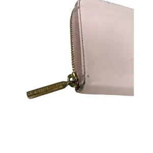 Tory Burch Robinson wallet - pink rose Leather Continental Zip Around Wallet -se thumbnail 9