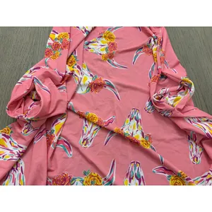 Simply Southern Pink Steer Skull Sleeveless Dress Women’s Small Pockets thumbnail 6