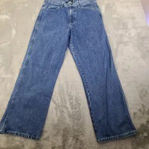 Urban Outfitters Women's Blue Denim Jeans, Size 32, Wide Leg, High Rise, BDG thumbnail 3