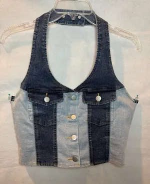 Denim top Blue Size M thumbnail 1